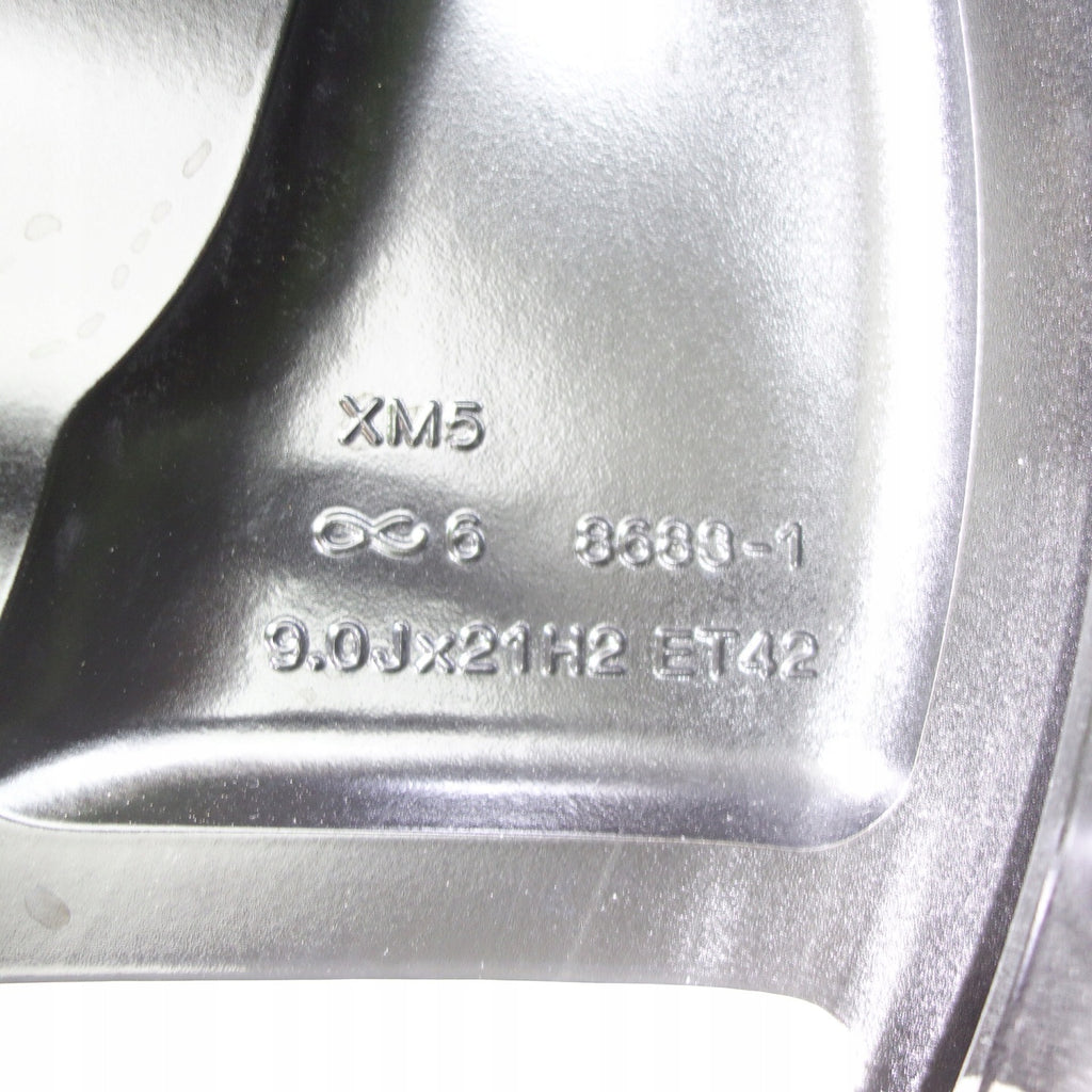 1x Alufelge 21 Zoll 9.0" 5x112 42ET Glanz Schwarz 11A601025K VW Id.4 Rim Wheel FEL7899610794ax