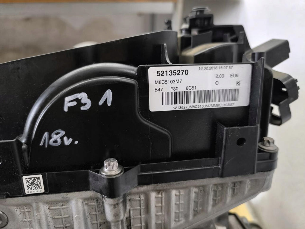 Motor BMW F30 F31 B47D20A 2.0 190PS 92TKm 2012 Diesel Engine Unkomplett