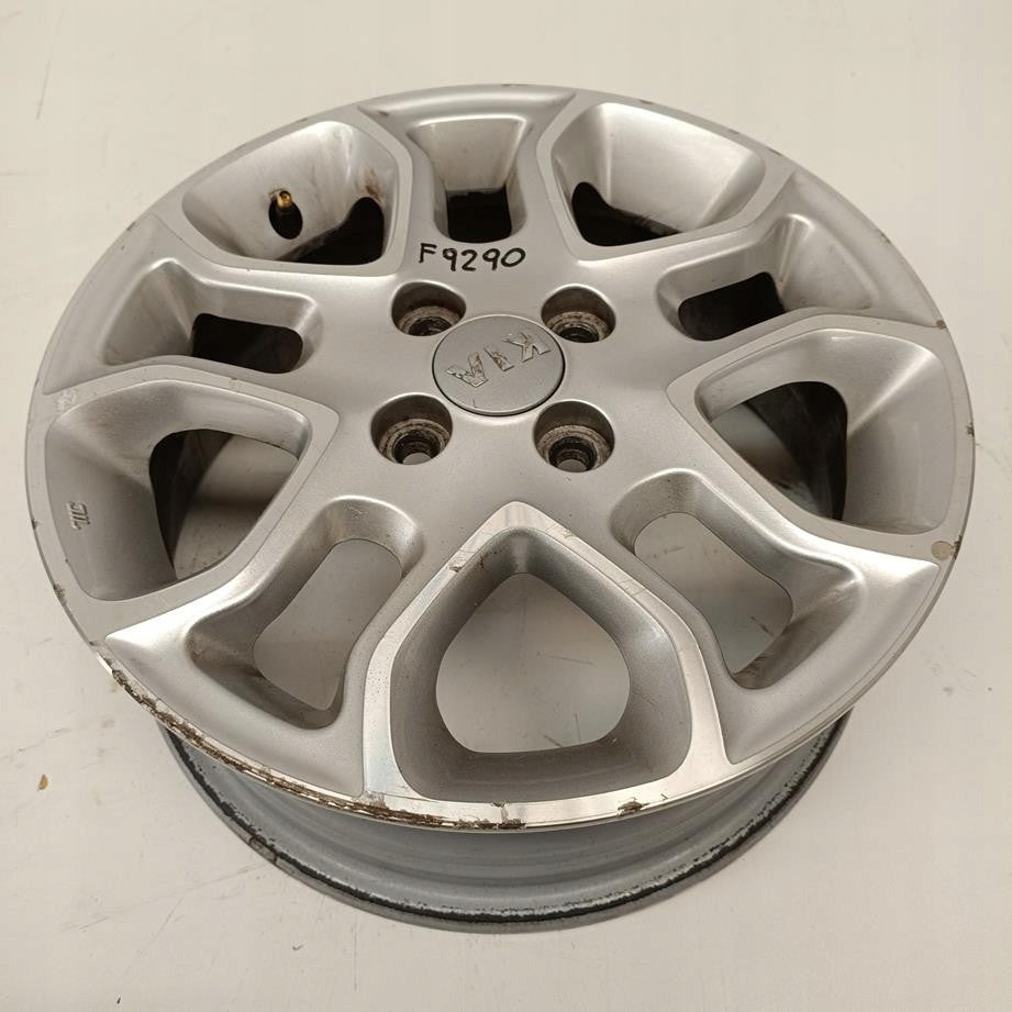 1x Alufelge 15 Zoll 5.5" 4x100 52ET Glanz Silber 529101Y200 Kia Picanto FEL8952169236ez