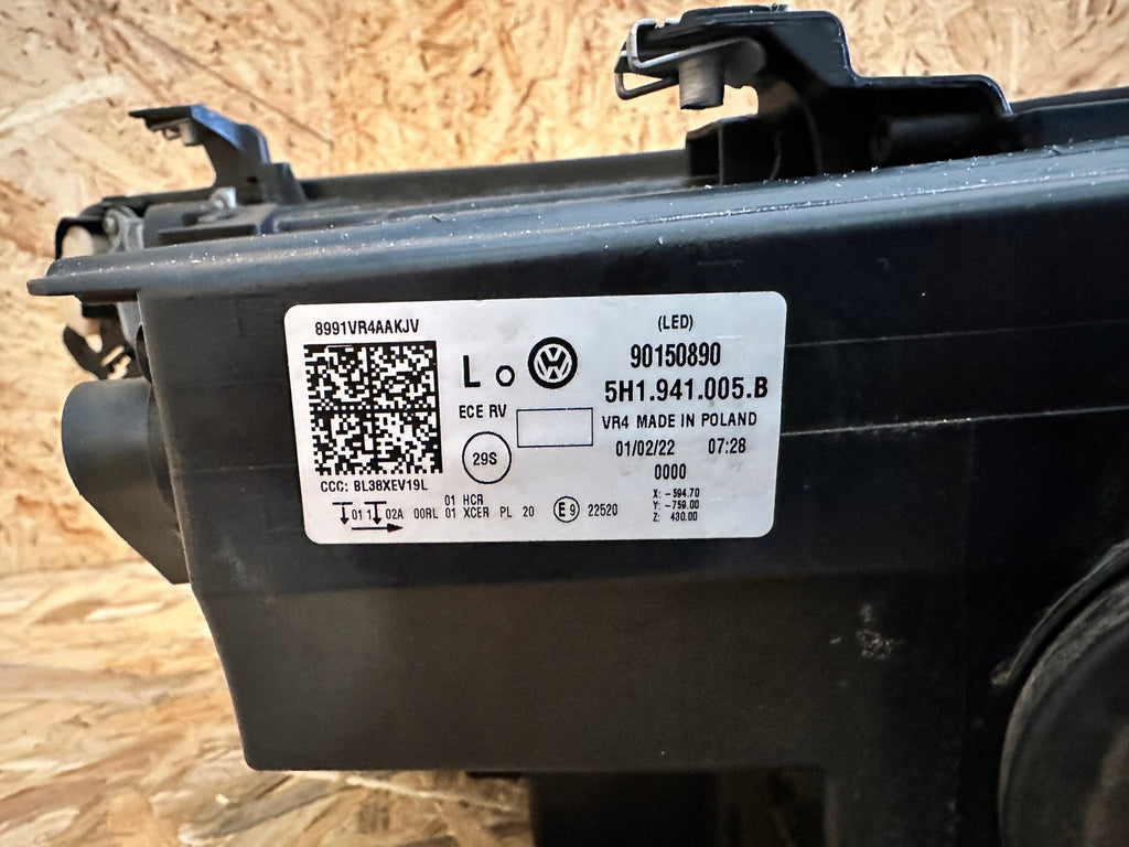 Frontscheinwerfer VW Golf VIII 5H1941005B LED Links Scheinwerfer Headlight SCH3049313347os