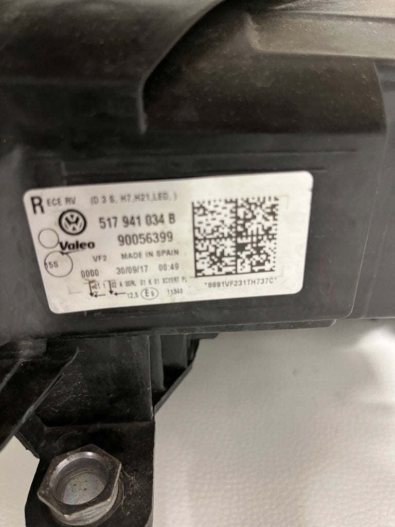 Frontscheinwerfer VW Golf Sportsvan 517941034 Xenon Rechts Headlight SCH5532538725rv