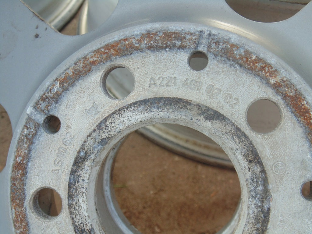 4x Alufelge 17 Zoll 8.0" 5x112 43ET Glanz Silber A2214010202 Mercedes-Benz W221 FEL1804694399la