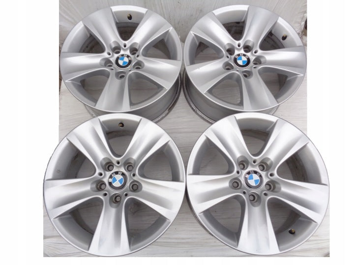 4x Alufelge 17 Zoll 8.0" 5x120 30ET Glanz Silber 6790172 BMW F11 F10 F12 F13 FEL1934936595wa