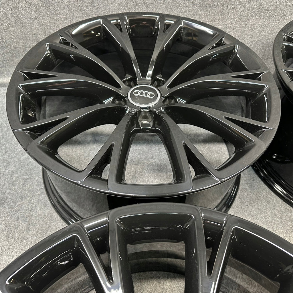 4x Alufelge 19 Zoll 9.0" 5x112 33ET Glanz Silber 4H0601025BG Audi A8 Rim Wheel FEL7774971663tp