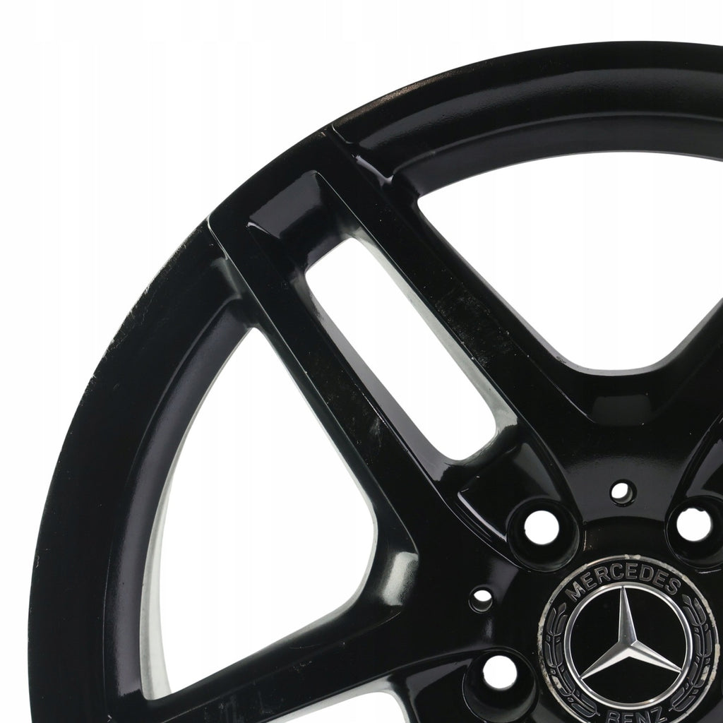 1x Alufelge 18 Zoll 8.5" 5x112 48ET Glanz A2124010300 Mercedes-Benz W212 FEL6154007353ws
