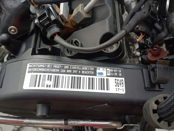 Motor VW Sharan CUW 2.0 TDI 184PS 135kW 158TKm 2015 Diesel Engine Unkomplett MOT8184198028vd