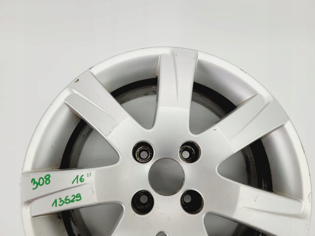 1x Alufelge 16 Zoll 7.0" 4x108 32ET Glanz Silber 9673708077 Peugeot 308 I FEL4847996880cl