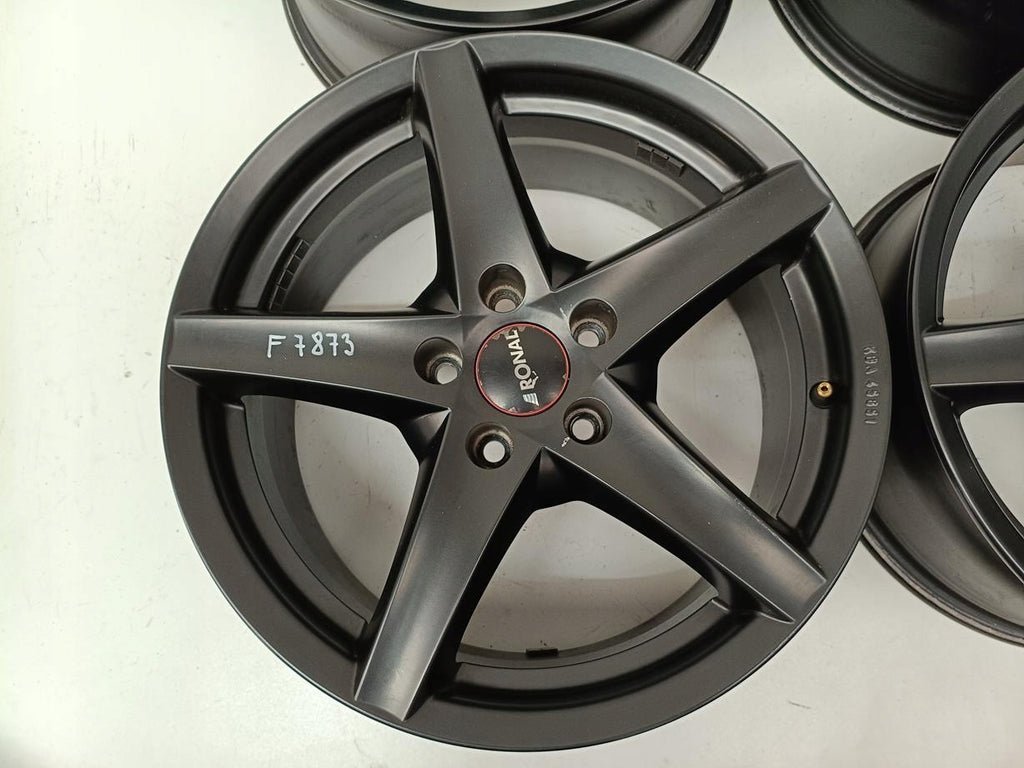 4x Alufelge 17 Zoll 8.0" 5x112 48ET Schwarz Audi I Rim Wheel FEL2406279908ie