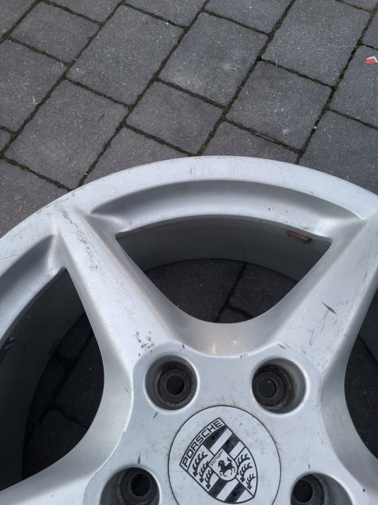 1x Alufelge 18 Zoll 8.0" 5x130 57ET Glanz Silber 99736213600 Porsche Carrera FEL2744295706wb