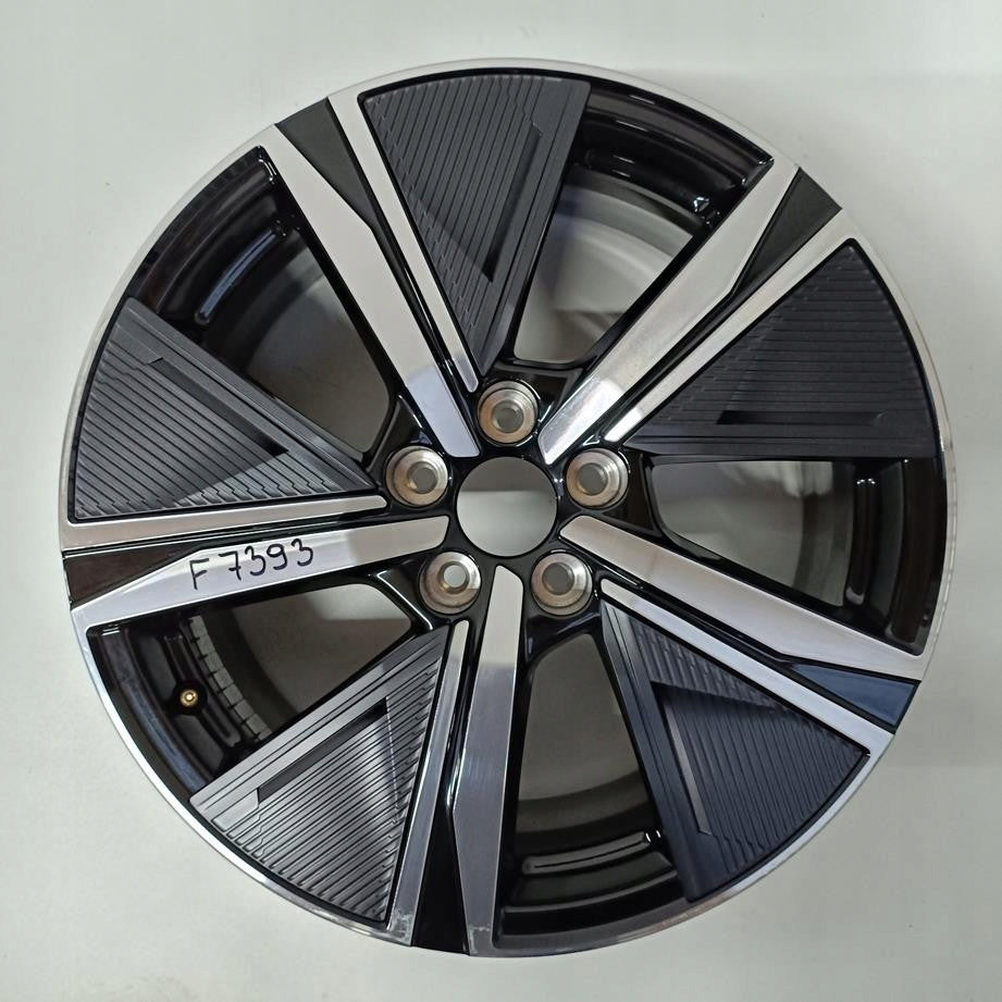 1x Alufelge 18 Zoll 8.0" 5x108 48ET Glanz Schwarz 9835058180 Peugeot 308 FEL9646388740fm
