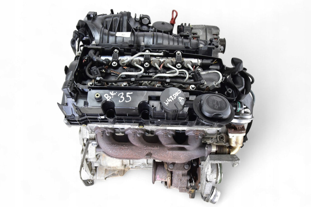 Motor BMW E83 E81 E91 E60 E90 N47D20C 2.0 177PS 129TKm 2007 Diesel Unkomplett