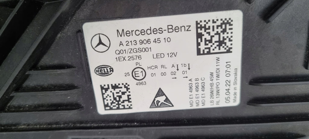 Frontscheinwerfer Mercedes-Benz A2139064510 LED Links Scheinwerfer Headlight