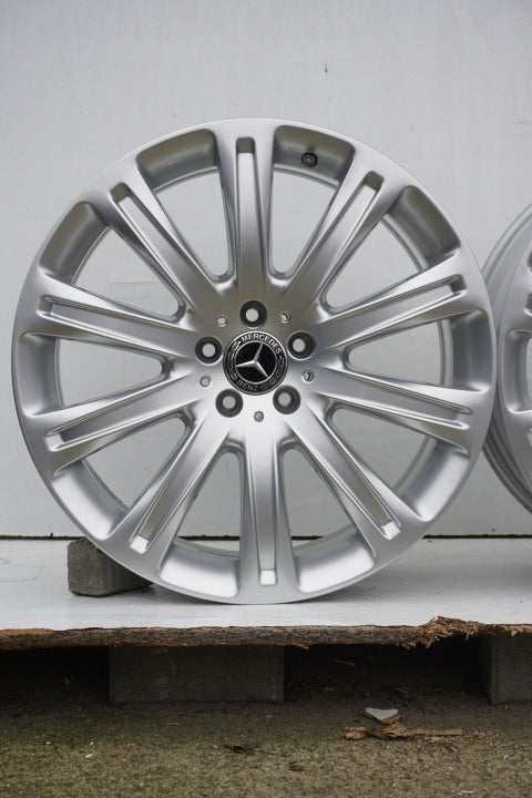 4x Alufelge 20 Zoll 8.5" 5x112 29ET Glanz Silber A2924010300 Mercedes-Benz Gle FEL3187060872gv