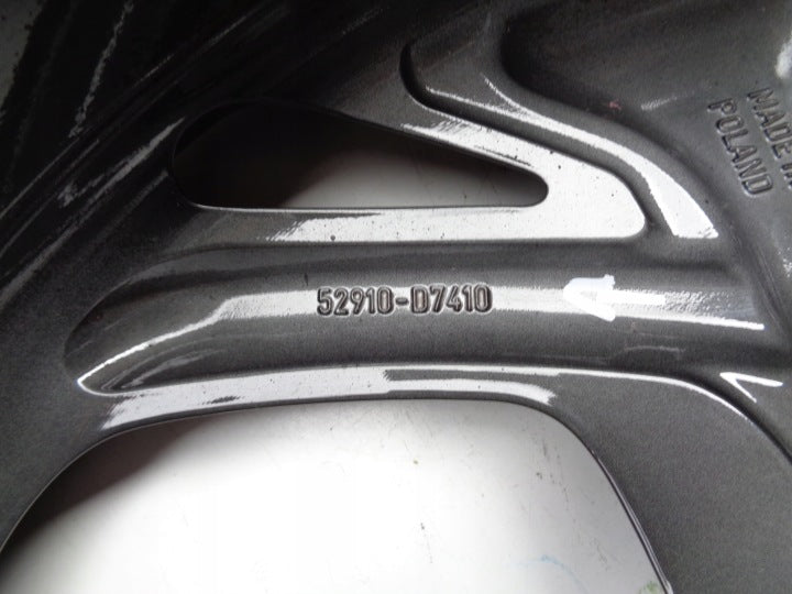 1x Alufelge 19 Zoll 7.5" 5x114.3 53ET 52910-D7410 Hyundai I Rim Wheel FEL3382523098qa