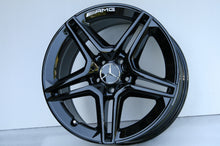 Load image into Gallery viewer, 4x Alufelge 18 Zoll 7.5&quot; 5x112 44ET Glanz Schwarz A2054019500 Mercedes-Benz Amg