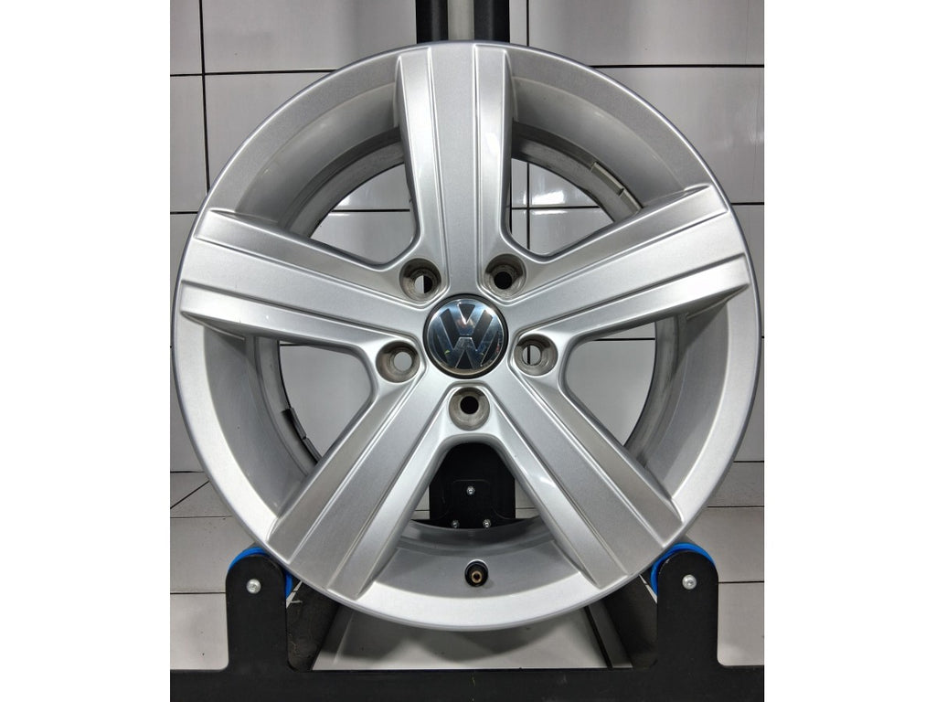 4x Alufelge 16 Zoll 6.5" 5x112 46ET Glanz Silber 5G0601025 VW Golf VII I FEL6793100750ue