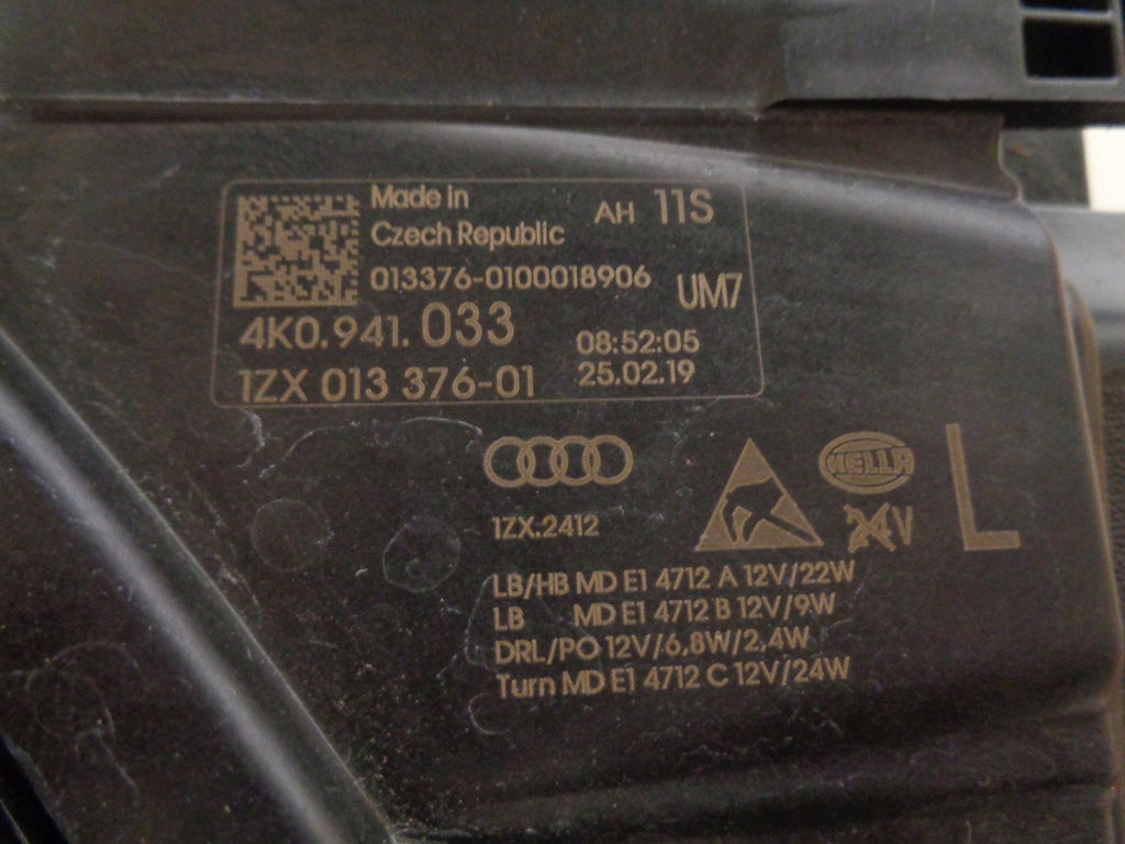 Frontscheinwerfer Audi A6 C8 4K0941033 Full LED Links Scheinwerfer Headlight SCH1619908683eu