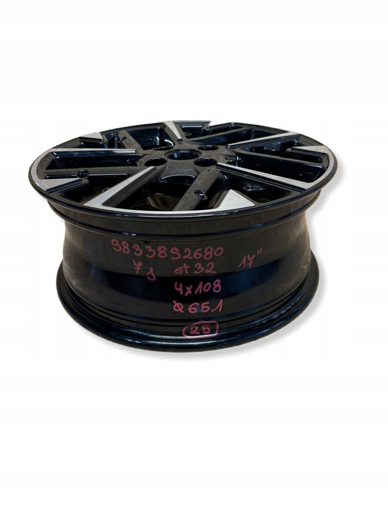 1x Alufelge 17 Zoll 9833892680 Opel Corsa F Rim Wheel FEL2928727191yd