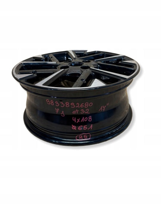 1x Alufelge 17 Zoll 9833892680 Opel Corsa F Rim Wheel FEL2928727191yd