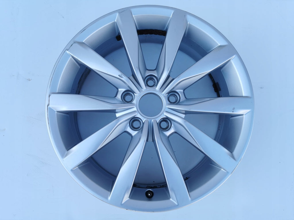 1x Alufelge 17 Zoll 6.0" 5x112 48ET Glanz Silber 5G0601025K VW Golf Vii