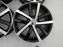 Laden Sie das Bild in den Galerie-Viewer, 4x Alufelge 18 Zoll 7.5&quot; 5x112 51ET Glanz Silber 5K0601025L VW Golf VII Touran
