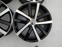 Load image into Gallery viewer, 4x Alufelge 18 Zoll 7.5" 5x112 51ET Glanz Silber 5K0601025L VW Golf VII Touran FEL3929973281ua