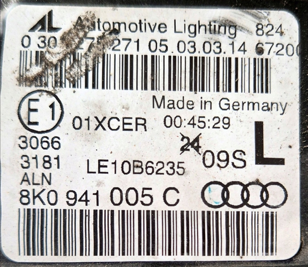 Frontscheinwerfer Audi A4 B8 8K0941005C 4G0907697D 8K0941597E Links Headlight SCH7923359983xg