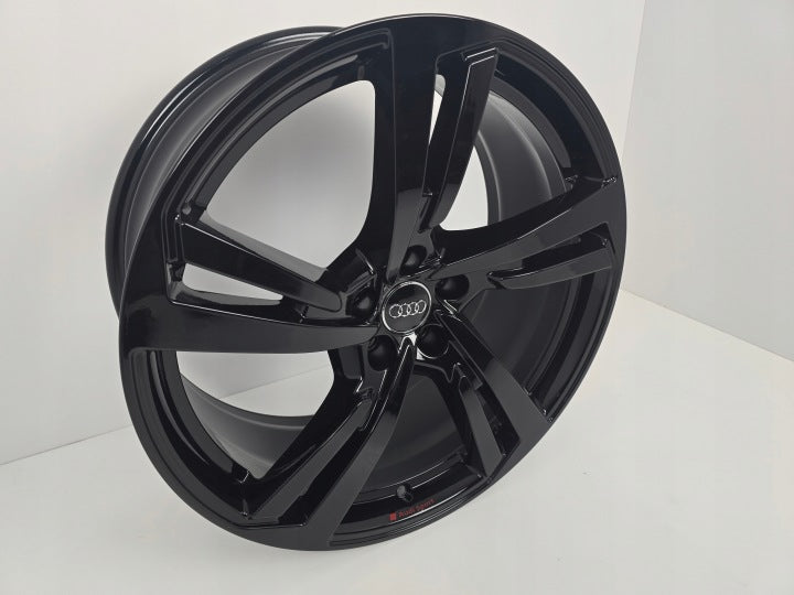 4x Alufelge 20 Zoll 8.5" 5x112 30ET Schwarz Audi A4 Rim Wheel FEL1564294330wf