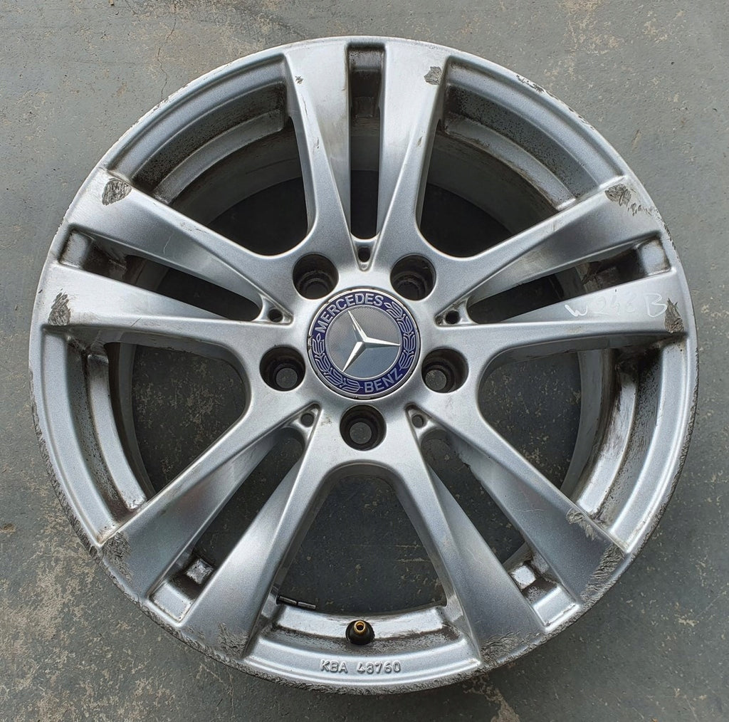 1x Alufelge 16 Zoll 6.5" 5x112 49ET Mercedes-Benz W246 Rim Wheel