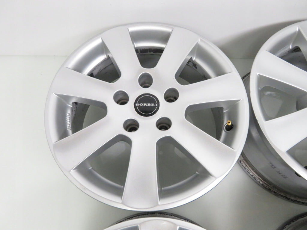4x Alufelge 16 Zoll 7.0" 5x120 20ET Glanz Silber CA70638 BMW 3 E91 E60 E90 FEL5024320489vh