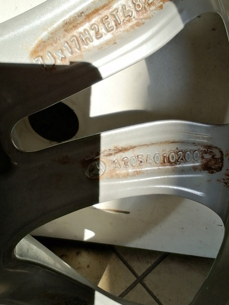 1x Alufelge 17 Zoll 7.0" 5x112 48 5ET A2054010200 Mercedes-Benz W205 Rim Wheel FEL3019847336lc