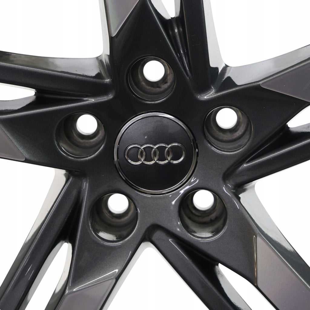 1x Alufelge 18 Zoll 8.0" 5x112 40ET Glanz Graphit 8W0601025M Audi A4 B9 Mg FEL2914294700wx