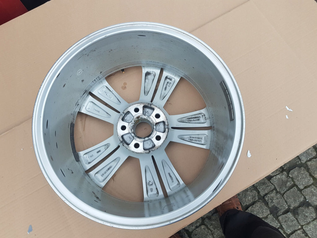 1x Alufelge 18 Zoll 7.0" 5x112 45ET Matt Silber 57A601025M Skoda Karoq Rim Wheel FEL1303384533bs