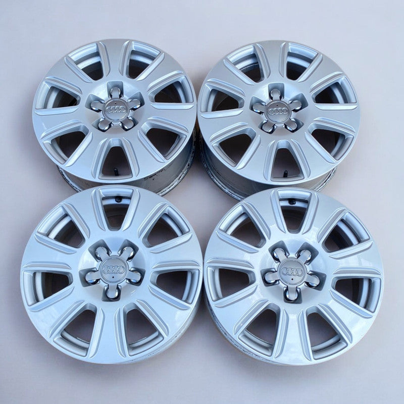 4x Alufelge 16 Zoll 6.5" 5x112 33ET Glanz Silber 8U0601025 Audi A4 A3 Rim Wheel