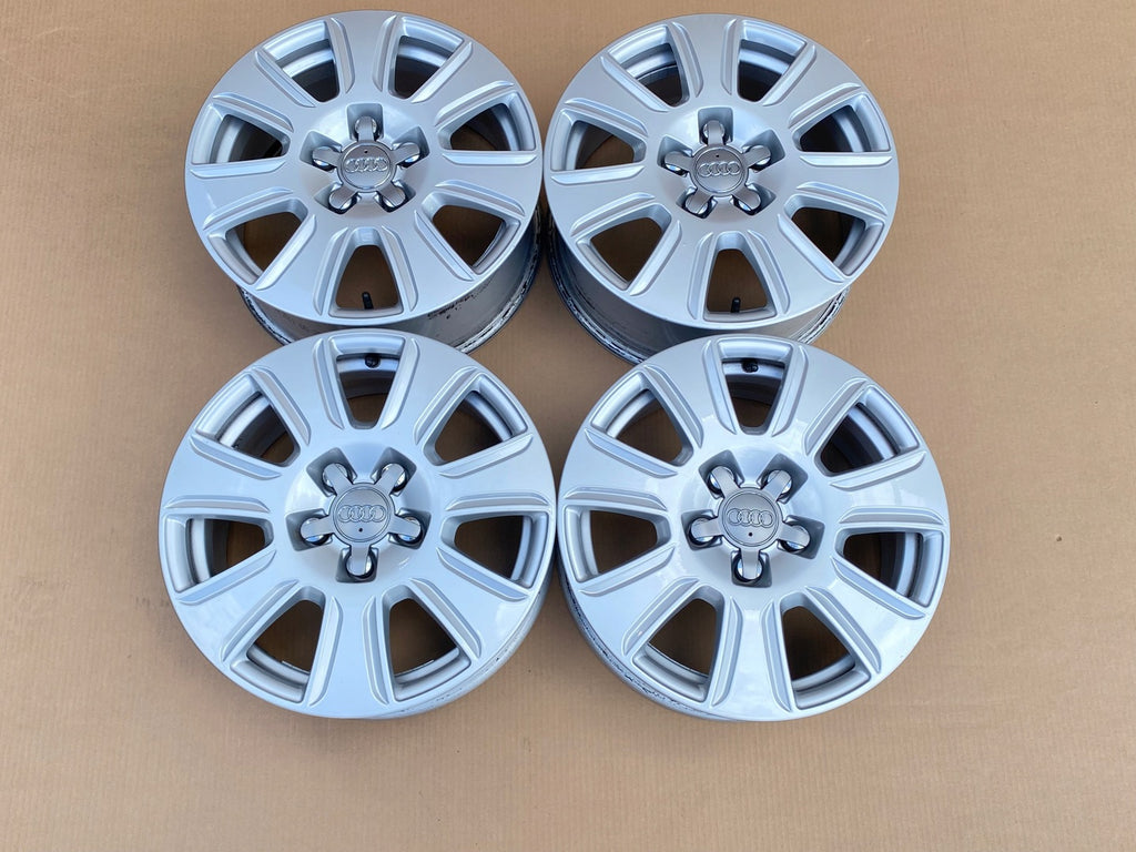 4x Alufelge 16 Zoll 6.5" 5x112 33ET Glanz Silber 8U0601025 Audi A4 A3 Rim Wheel