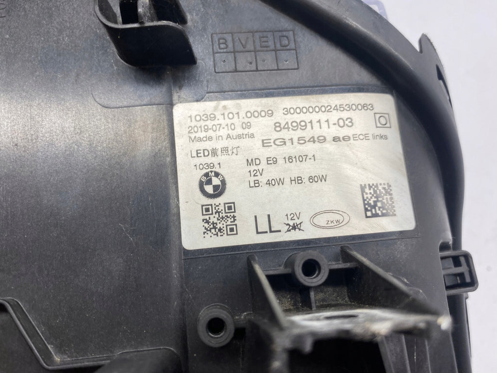Frontscheinwerfer BMW 5 G31 G30 8499111-03 LED Links Scheinwerfer Headlight