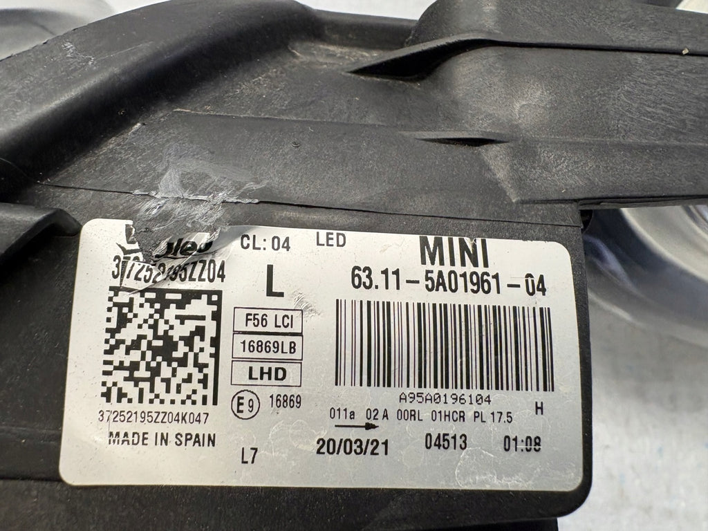 Frontscheinwerfer Mini F56 F55 5A01961-04 5A21CA2-04 Ein Satz Headlight SCH1975138192nz