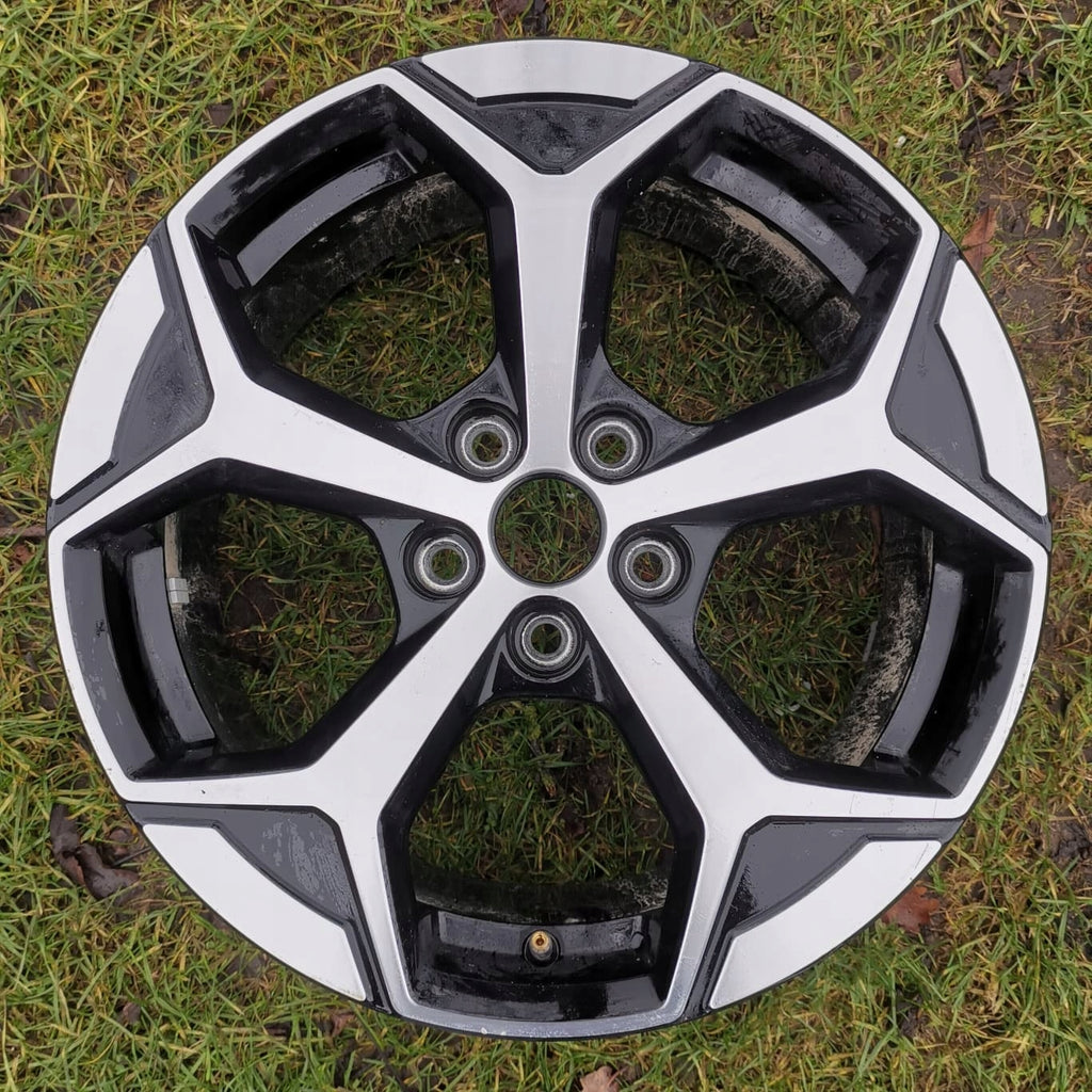 1x Alufelge 17 Zoll 7.0" 5x108 42ET Glanz Schwarz R1TC1007A1 Ford Puma Rim Wheel FEL6775943154vk
