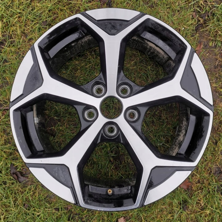 1x Alufelge 17 Zoll 7.0" 5x108 42ET Glanz Schwarz R1TC1007A1 Ford Puma Rim Wheel FEL6775943154vk