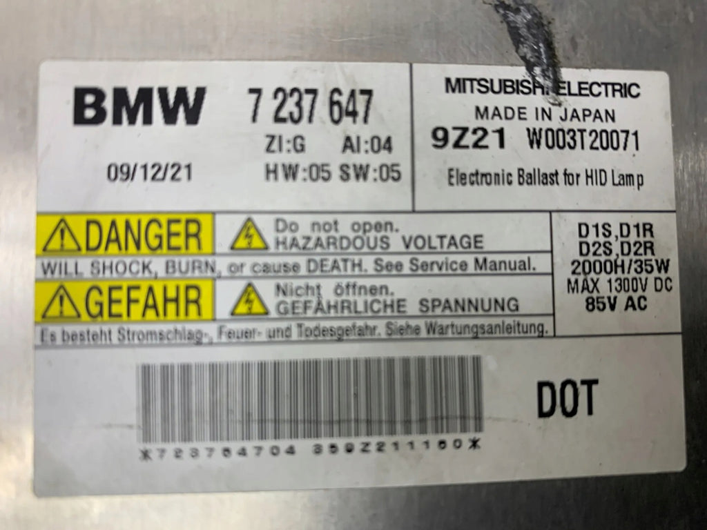 Frontscheinwerfer BMW 5 7203255-09 Rechts Scheinwerfer Headlight SCH1545574395yr