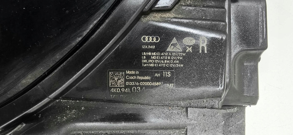 Frontscheinwerfer Audi A6 4K0941031 Rechts Scheinwerfer Headlight SCH9544932039uv