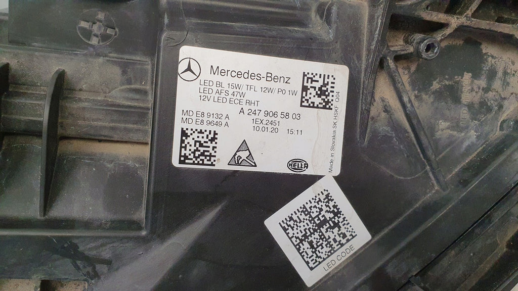 Frontscheinwerfer Mercedes-Benz W247 A2479065803 LED Rechts Headlight SCH1010658000of