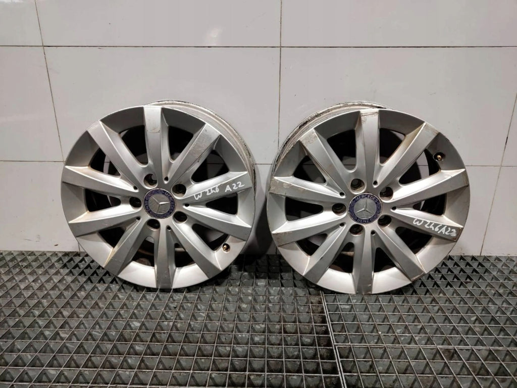 1x Alufelge 16 Zoll 6.5" 5x112 A2464010202 Mercedes-Benz W246 W242 Rim Wheel FEL9805488518um