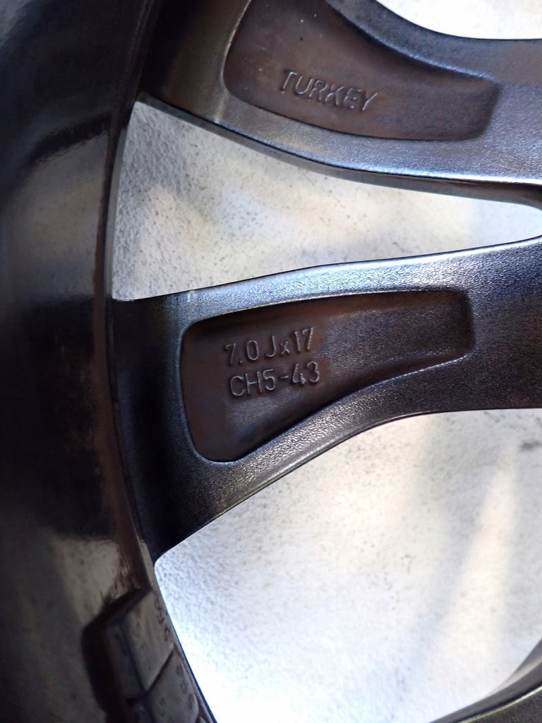 1x Alufelge 17 Zoll 7.0" 5x114.3 43ET 403007202R Renault Megane Iv Rim Wheel