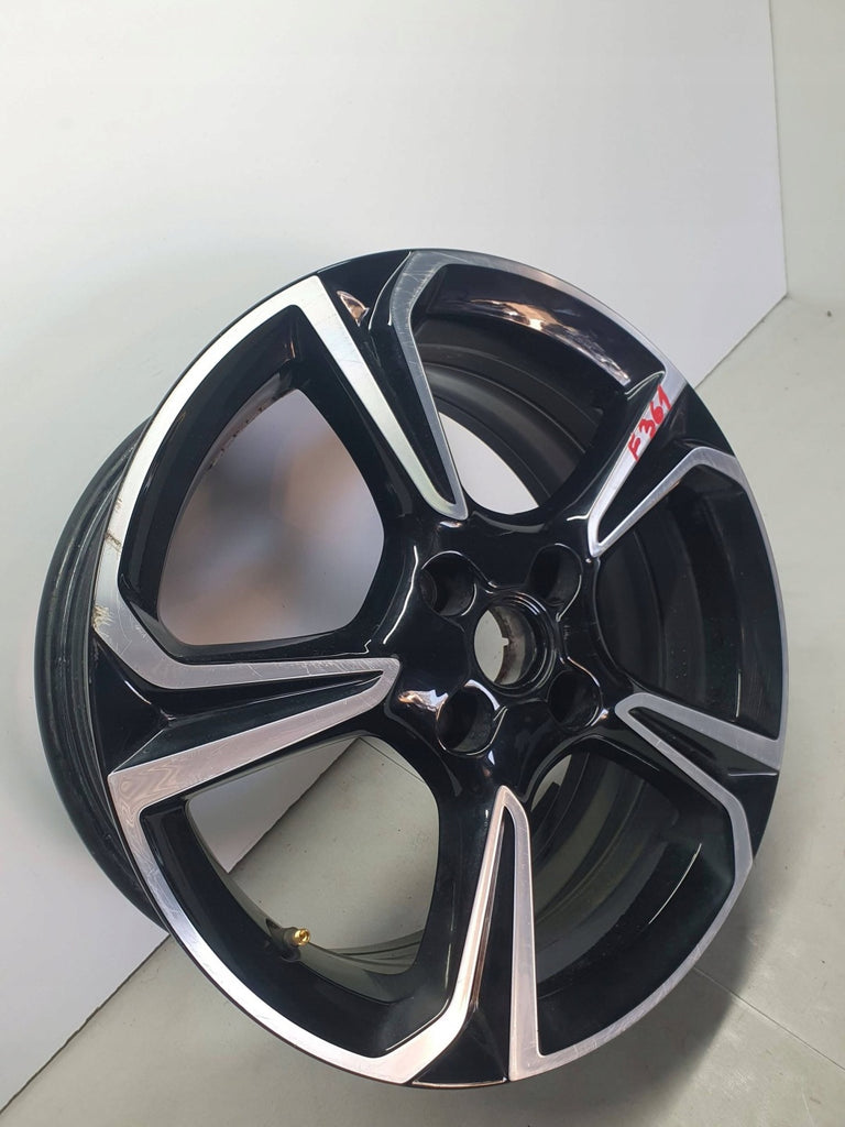 1x Alufelge 17 Zoll 7.0" 4x108 38ET Glanz Schwarz 39182183 Opel Corsa F FEL6333572620yv