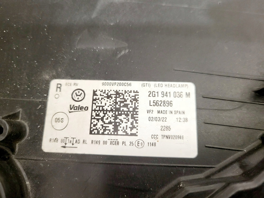 Frontscheinwerfer VW Polo 2G1941036M LED Rechts Scheinwerfer Headlight