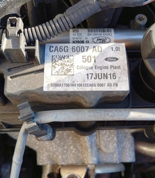Motor Ford Fiesta I XMJA XMJB XMJC XMJD LUB Benzin Engine Unkomplett MOT1601261380cs