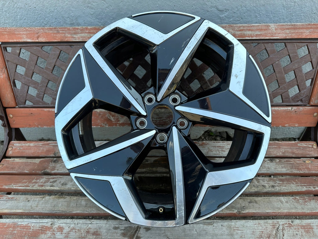 1x Alufelge 19 Zoll 7.5" 5x112 50ET Glanz Schwarz 10A601025J VW Id.3 Rim Wheel FEL4001992065bq