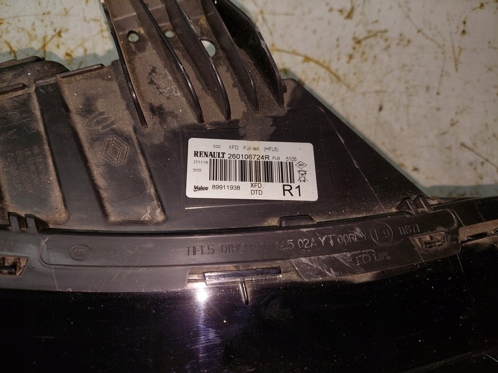 Frontscheinwerfer Renault Talisman 260106724R LED Rechts Scheinwerfer Headlight SCH5317691986gd