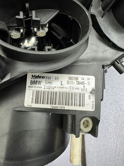 Frontscheinwerfer BMW 2 F22 F23 7304465-11 Xenon Links Scheinwerfer Headlight